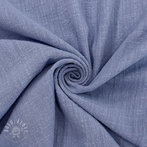 Bavlnená látka SLUB WASHED orchid