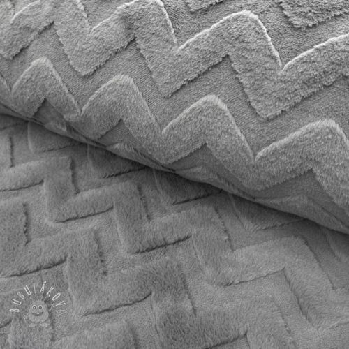 Fleece Abstract grey