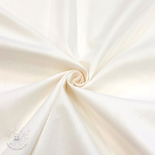 Bavlnená látka s viskózou ecru