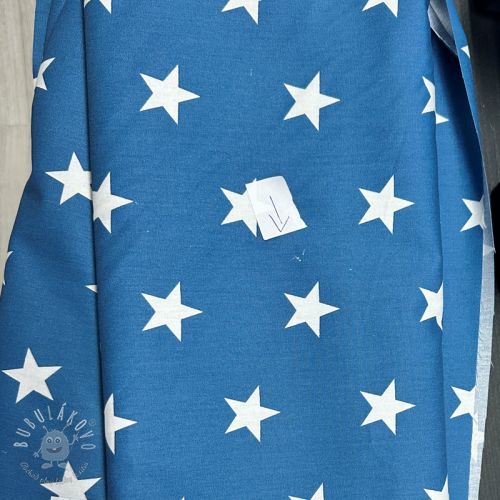 Bavlnená látka Stars indigo II.trieda