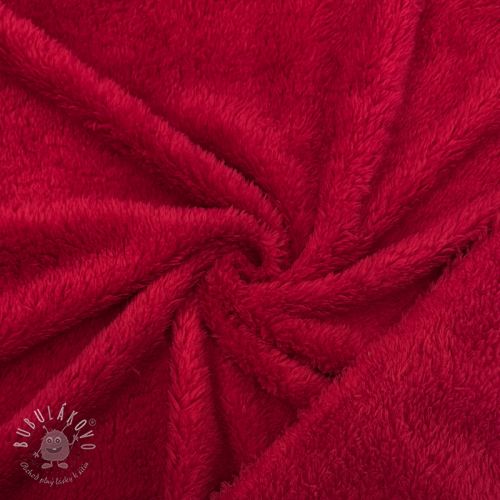 DOUBLE FACE FLEECE TEDDY red