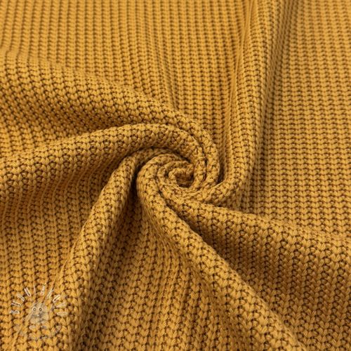 Svetrovina BIG KNIT mustard Svetrovina BIG KNIT mustard
