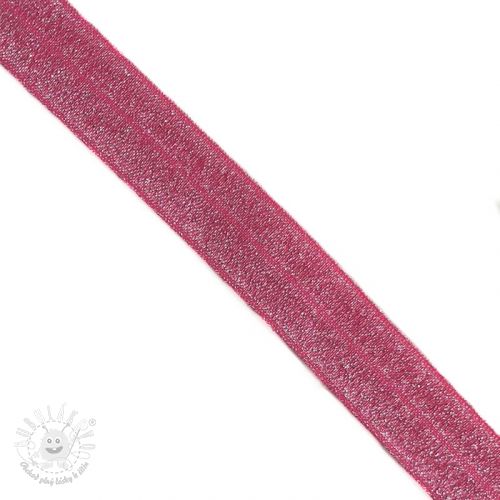Lemovacia guma glitter 20 mm fuchsia Lemovacia guma glitter 20 mm fuchsia