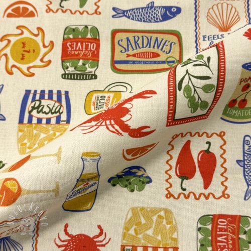 Dekoračná látka Mediterranean Vibe digital print