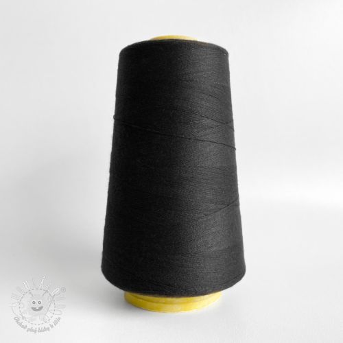 Niť overlocková 2700 m black Niť overlocková 2700 m black