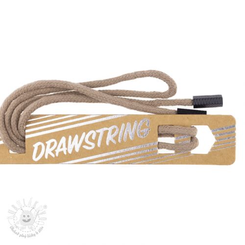 Šnúrka do kapucne s koncovkami 115 cm HEAD1 taupe