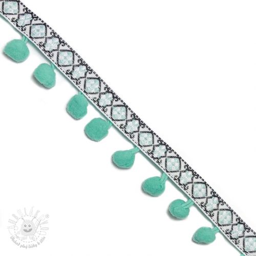 Lemovacia bambuľka JACQUARD dark mint