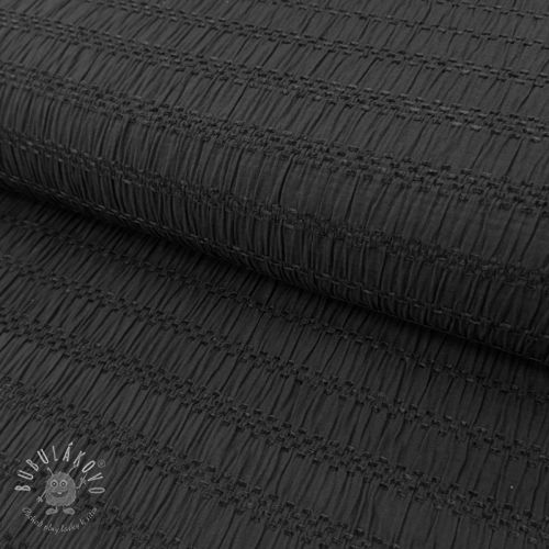 Viskóza CHENILLE JACQUARD black