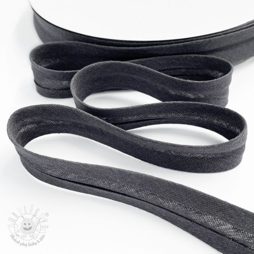Lemovací prúžok dvojitá gázovina dark grey Lemovací prúžok dvojitá gázovina dark grey
