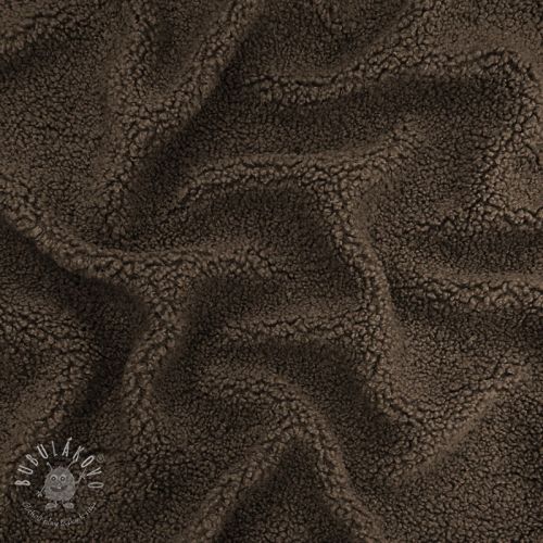 Kabátovina TEDDY dark brown