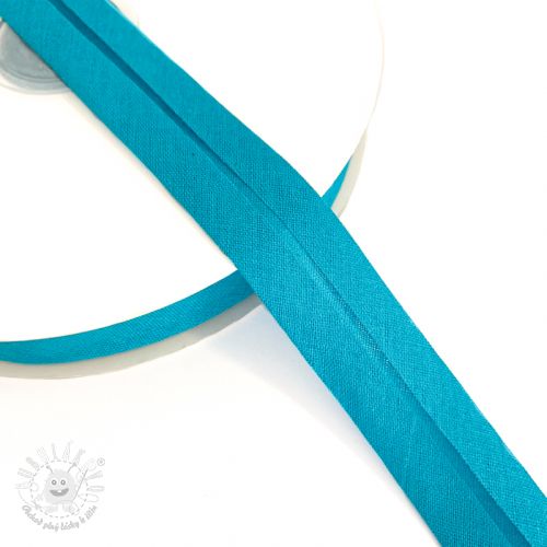 Lemovací prúžok bavlna aqua Lemovací prúžok bavlna aqua