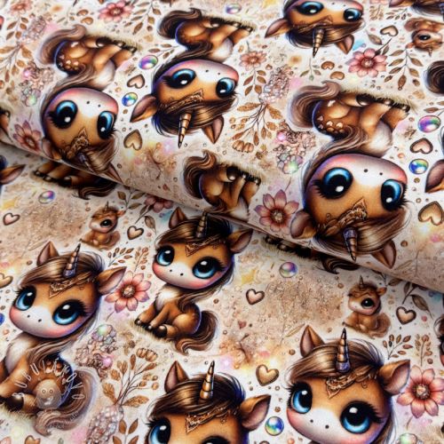 Úplet Pretty ponny design B digital print
