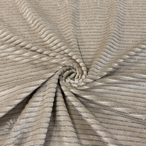 Zamat VELVET LUREX Stripe beige