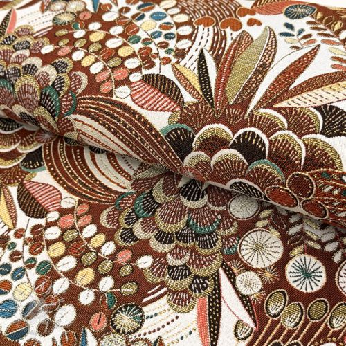 Dekoračná látka jacquard Cleopatre rouge