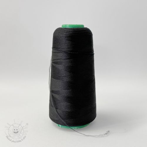 Niť overlocková STRETCH 2700 m black