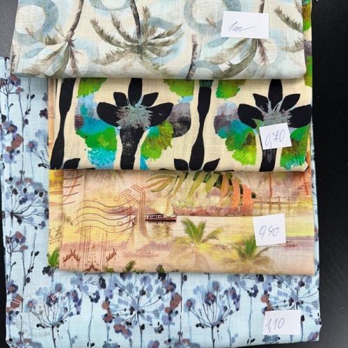 Balík látok ľan s viskózou 141