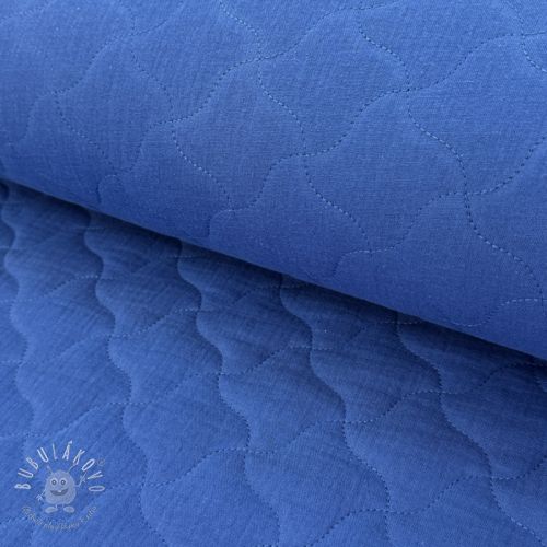 Dvojitá gázovina/mušelín QUILT NOE cobalt