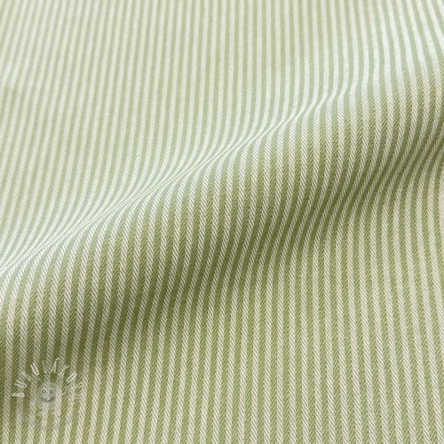 Dekoračná látka DOBBY Colored stripe light green