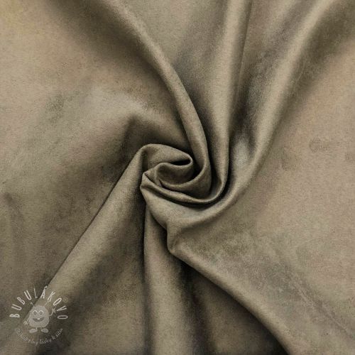 Umelá koža semiš DOUDOU tourterelle