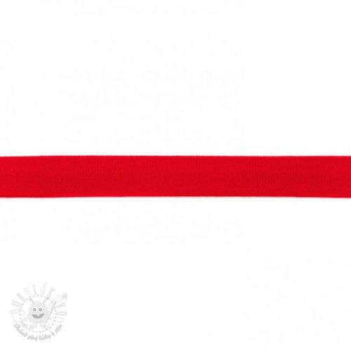 Lemovací prúžok úpletový červená
