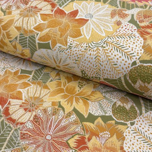 Dekoračná látka jacquard Opium allover kaki
