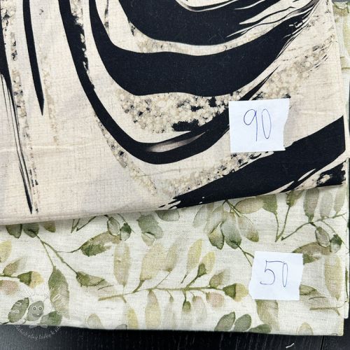 Balík látok ľan s bavlnou 047