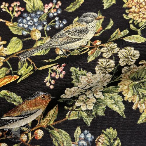 Dekoračná látka GOBELIN PREMIUM Paradise Bird Flora Dekoračná látka GOBELIN PREMIUM Paradise Bird Flora