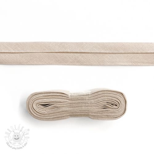 Lemovací prúžok bavlna - 3 m pebble Lemovací prúžok bavlna - 3 m pebble